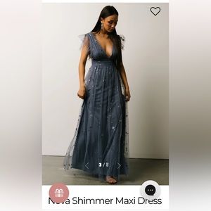 Baltic Born’s Nova Shimmer Slate colored dress. Never worn